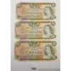 Image 1 : LOT OF 3 - 1979 CDN $20 BANKNOTES - SEQUENTIAL