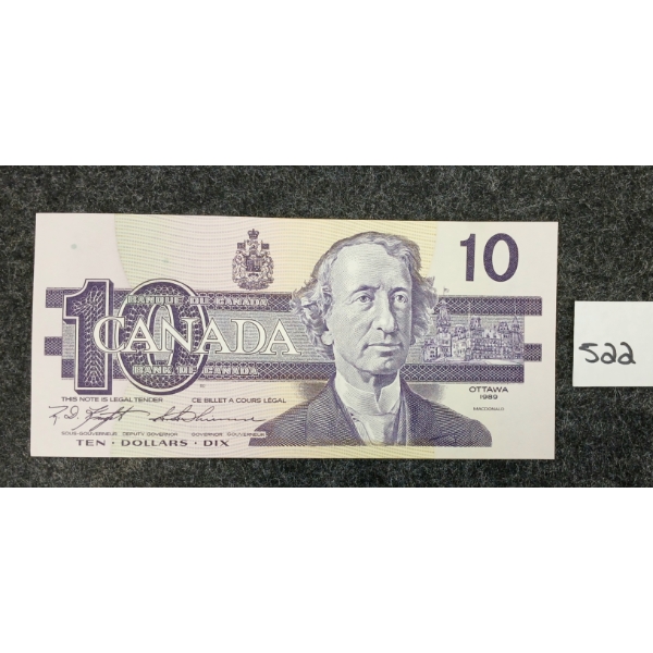1989 CDN $10 BANKNOTE
