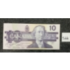 Image 1 : 1989 CDN $10 BANKNOTE