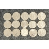 Image 2 : LOT OF 15 - 1949-1968 CDN SILVER DIMES