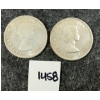 Image 2 : LOT OF 2 - 1959 CDN SILVER DOLLARS - VOYAGEUR
