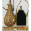 Image 2 : LOT OF 2 - US BRASS & SHILLING POWDER FLASKS