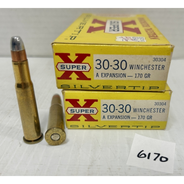 AMMO: 40X WINCHESTER .30-30 WIN 170 GR SP
