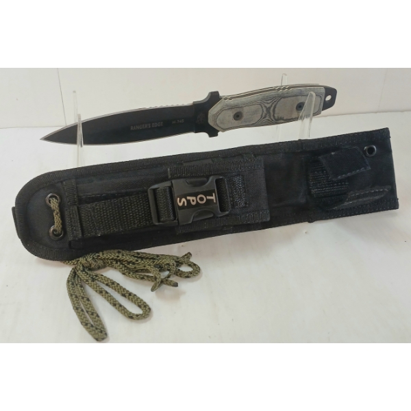 TOPS RANGER'S EDGE H-745 KNIFE W/ SHEATH