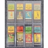 Image 1 : LOT OF 8 - PIN-UP ADVERTISING MATCHBOOK PACKAGES - SUPERIOR MATCH CO, ETC