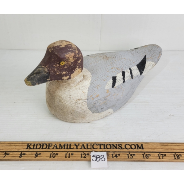 GOLDENEYE DRAKE DECOY BY HENRI LAVIOLETTE