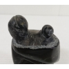 Image 4 : MOTHER & CHILD - SIGNED - STONE 