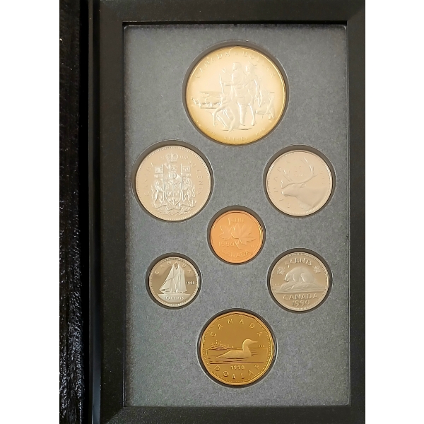 1990 RCM PROOF SET - 300TH ANN. OF HENRY KELSEY'S EXPLORATION 