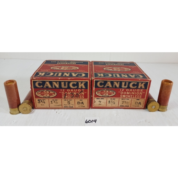 AMMO: 50X CIL CANUCK 12GA - 2 3/4IN - #5 & 7 1/2 SHOT - INCL PAPER LABELS