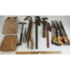 Image 2 : JOB LOT - LEATHER TOOL POUCHES & MISC HAND TOOLS