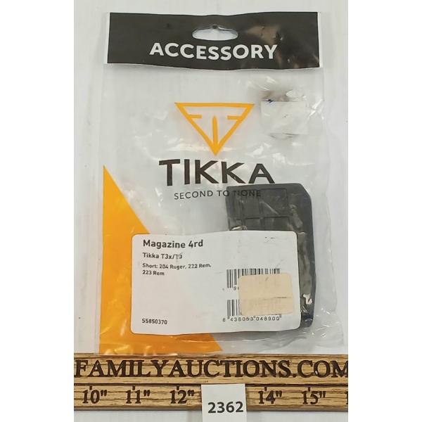 TIKKA T3X/T3 .204 RUGER / .222 REM MAGAZINE - PAL REQ. 