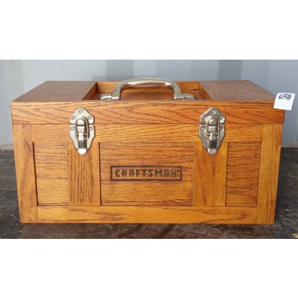 CRAFTSMAN OAK TOOL BOX