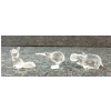 Image 3 : LOT OF 3 - SWAROVSKI FOX, KIWI & HIPPO CRYSTAL FIGURINES