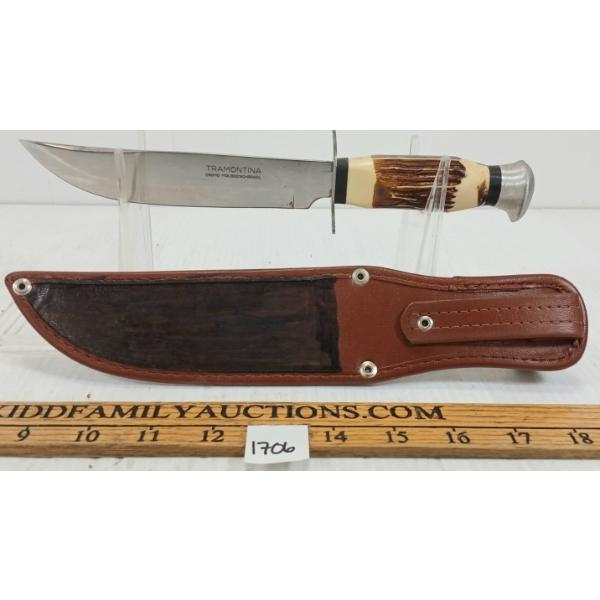 TRAMONTINA HUNTING KNIFE W/ SHEATH