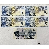 Image 1 : LOT OF 5 - CDN $5 BANKNOTES - INCL 1986 & 2003