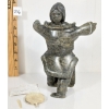 Image 2 : WOMAN DANCING W/ DRUM BY SAMONIE TOONOO - STONE & ANTLER