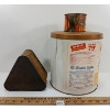 Image 2 : LOT OF 3 - MISC TINS - INCL BORDEN'S, O-CEDAR MOP & MINSTRATE MEASURING CUP