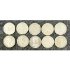 Image 2 : LOT OF 10 - 1956-1968 CDN 10 CENT COINS