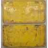 Image 2 : PAIR OF 1940 ONTARIO LICENCE PLATES