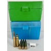 Image 1 : AMMO / BRASS: 65X LIVE & 11X BRASS 6 MM REM (.244 REM) - RELOADS
