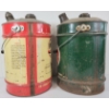 Image 4 :  LOT OF 2 - B/A & VEEDOL MOTOR OIL CANS - 5 GAL