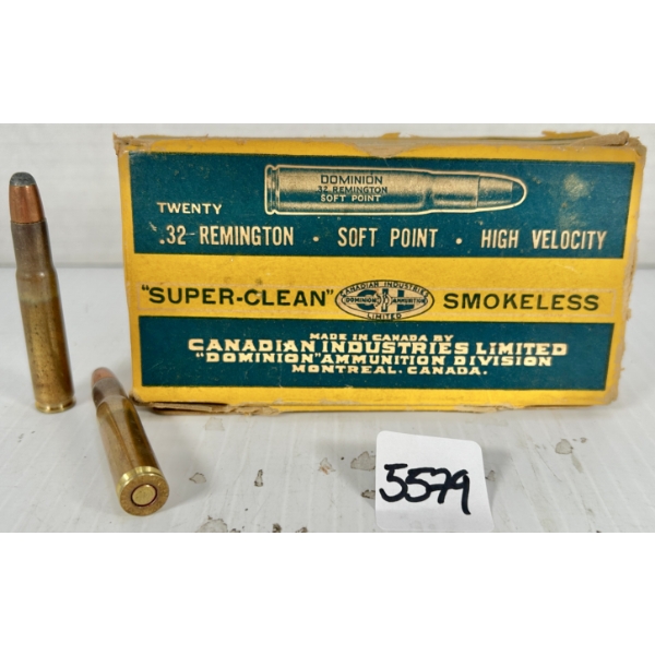 AMMO: 20X CIL .32 REMINGTON - 170 GR SP