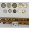 Image 2 : LOT OF 10 - 1872-1901 CDN 10 & 25 CENT SILVER COINS