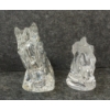 Image 3 : LOT OF 2 - HORSE HEADS - INCL CRISTAL DE SEVRES