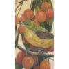 Image 2 : LOT OF 2 - 1988 BIRDS IN BERRY TREES BY MARTEN VISSER (PRS CDN ARTIST) - ACRYLIC ON BOARD