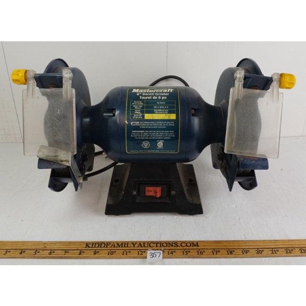 MASTERCRAFT 8IN BENCH GRINDER