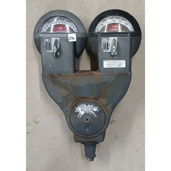 DUAL TWIN PARKING METER