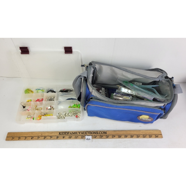 LOT OF 2 - PLANO TACKLE BOXES W/ CONTENTS 