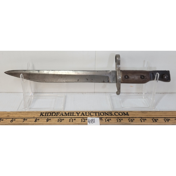 ROSS RIFLE CO. 1907 PAT BAYONET