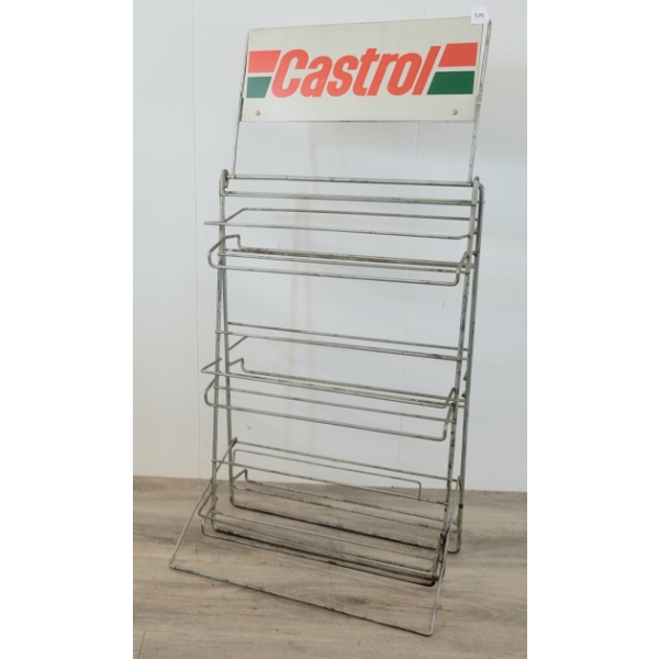 CASTROL WIRE OIL CAN RACK