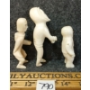 Image 6 : LOT OF 3 - MEN FIGURES BY UNKNOWN ARTIST - ANTLER