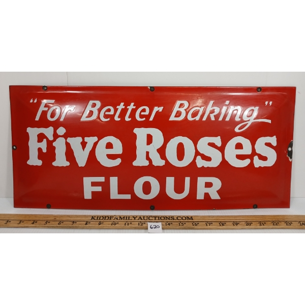 " FOR BETTER BAKING " FIVE ROSES FLOUR SSP SIGN