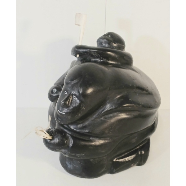 "MOTHER & CHILD" BY JACOB & EULALIE IRKOK (1937-2009) - STONE & BONE