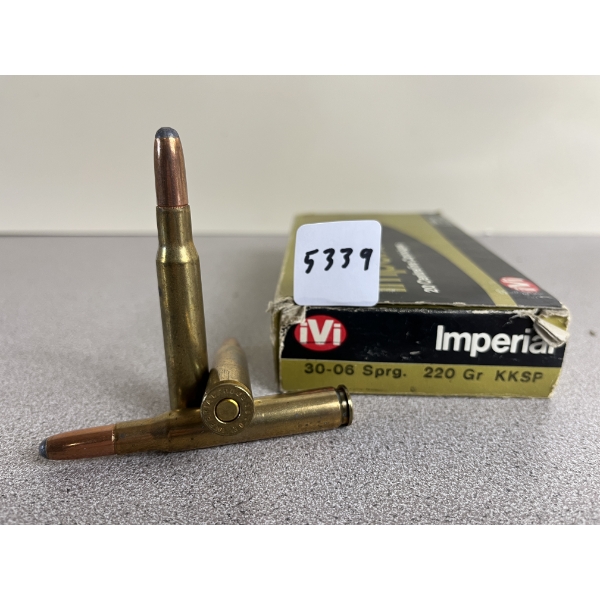 AMMO: 20X IMPERIAL .30-06 220 GR. KKSP