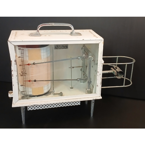 DR. M.DE WIT HENGELO HYGROTHERMOGRAPH UNIT - MID 20TH CENTURY