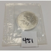 Image 1 : 1991 RCM $5 SILVER COIN - 1oz