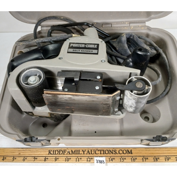 PORTER CABLE CORDED BELT SANDER W/ CASE
