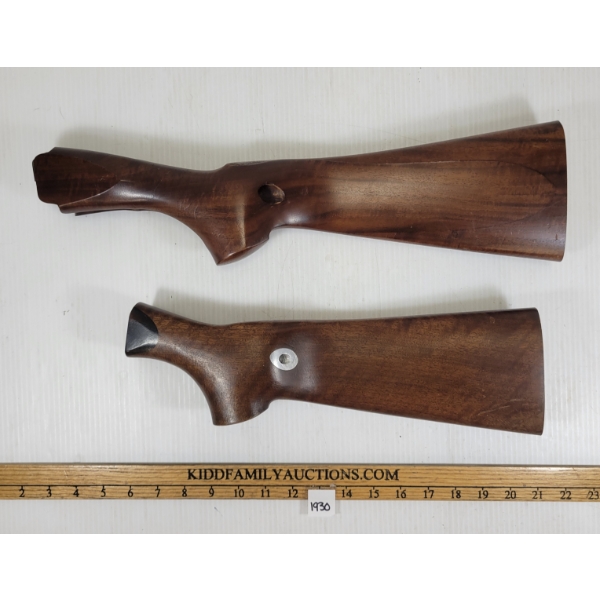 LOT OF 2 - UNMARKED BUTT STOCKS