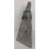 Image 2 : BEADED FIGURE - SIGNED - STONE & BEADS