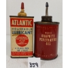 Image 1 : LOT OF 2 - ATLANTIC LUBRICANT & WARD'S PENETRATING OIL OILERS