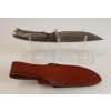 Image 3 : OLD TIMER 169OT D2 KNIFE W/ LEATHER SHEATH
