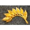 Image 4 : VINTAGE CORO GOLD-TONED LEAF BRANCH BROOCH