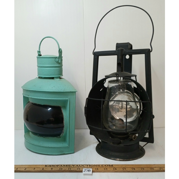 LOT OF 2 - RAILROAD LANTERNS