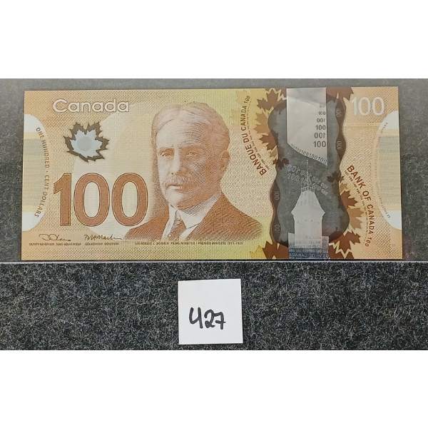 2011 CDN $100 BANKNOTE - LEGACY GRADED