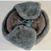 Image 9 : LOT OF 4 - SOVIET ARMY USHANKA WINTER HAT & PINS