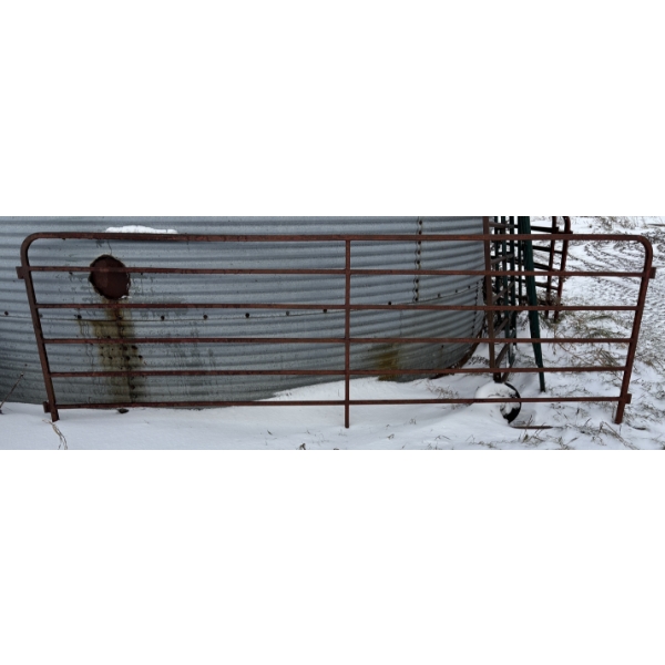 12' SQUARE TUBE GATE - HD STEEL FRAME